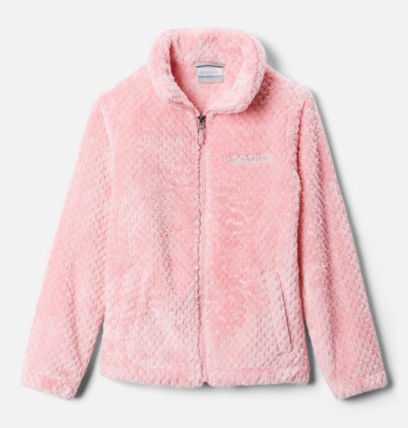Columbia Fireside Sherpa Fleece Jacket Pink For Girls NZ29745 New Zealand